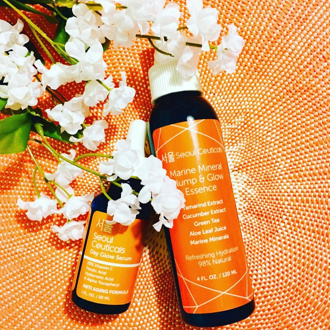 SeoulCeuticals Korean Skin Care Essence Toner - K Beauty Skincare Spray Mist for Face Contains Cucumber Extract and Marine Minerals + Organic Aloe - Get that Healthy Youthful Glow (Pack of 2)