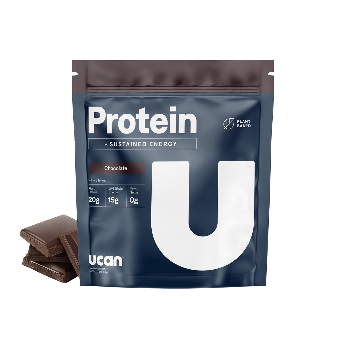 UCAN Recovery Energy + Whey Protein Drink Mix | Cocoa | 12 Servings