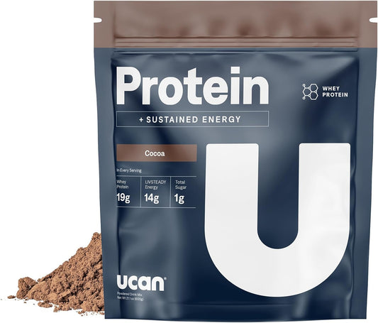 UCAN Recovery Energy + Whey Protein Drink Mix | Cocoa | 12 Servings