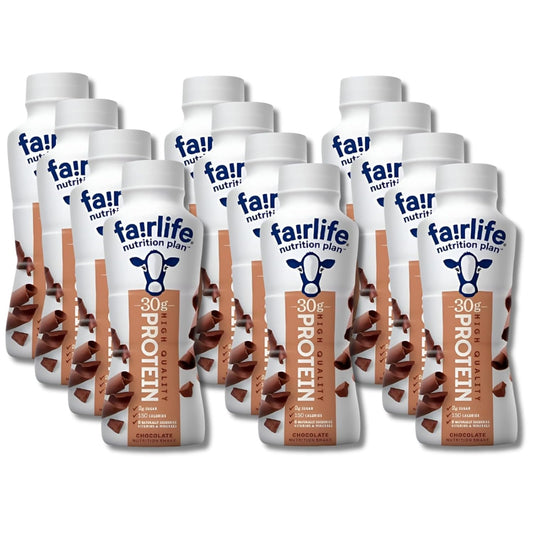 Fairlife protein shakes 30g chocolate, 12 Pack – Ready-to-Drink High Protein Shakes, 11.5 fl oz Bottles, 30g Protein, 2g Sugar, 150 Calories Custom Assortment Packed by VITANEST