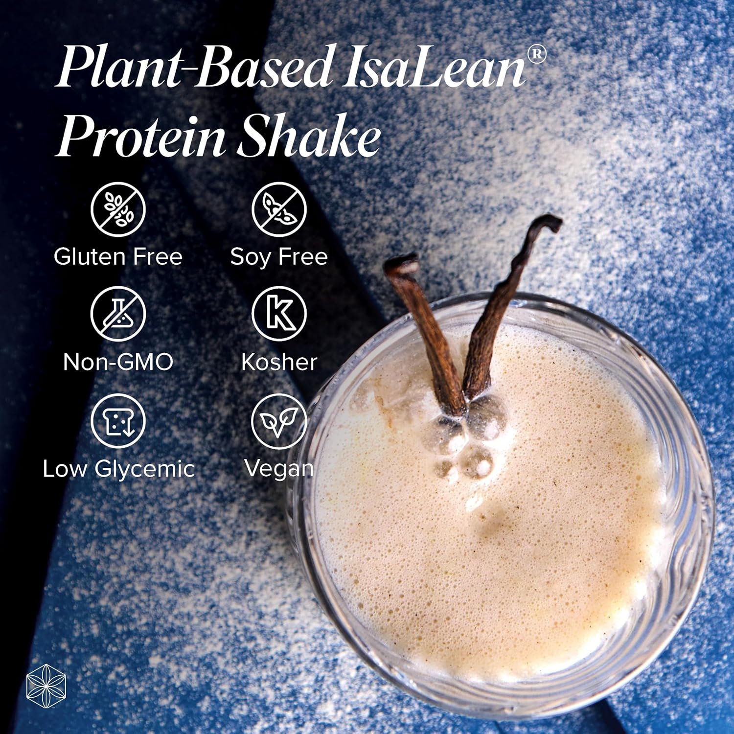 Isagenix IsaLean, 24g Plant-Based Protein, Vanilla Chai, 14 Servings | Meal Replacement Drink, Plant-Based Protein, Supports Lean Muscle Growth and Healthy Metabolism, Gluten-Free and Soy-Free